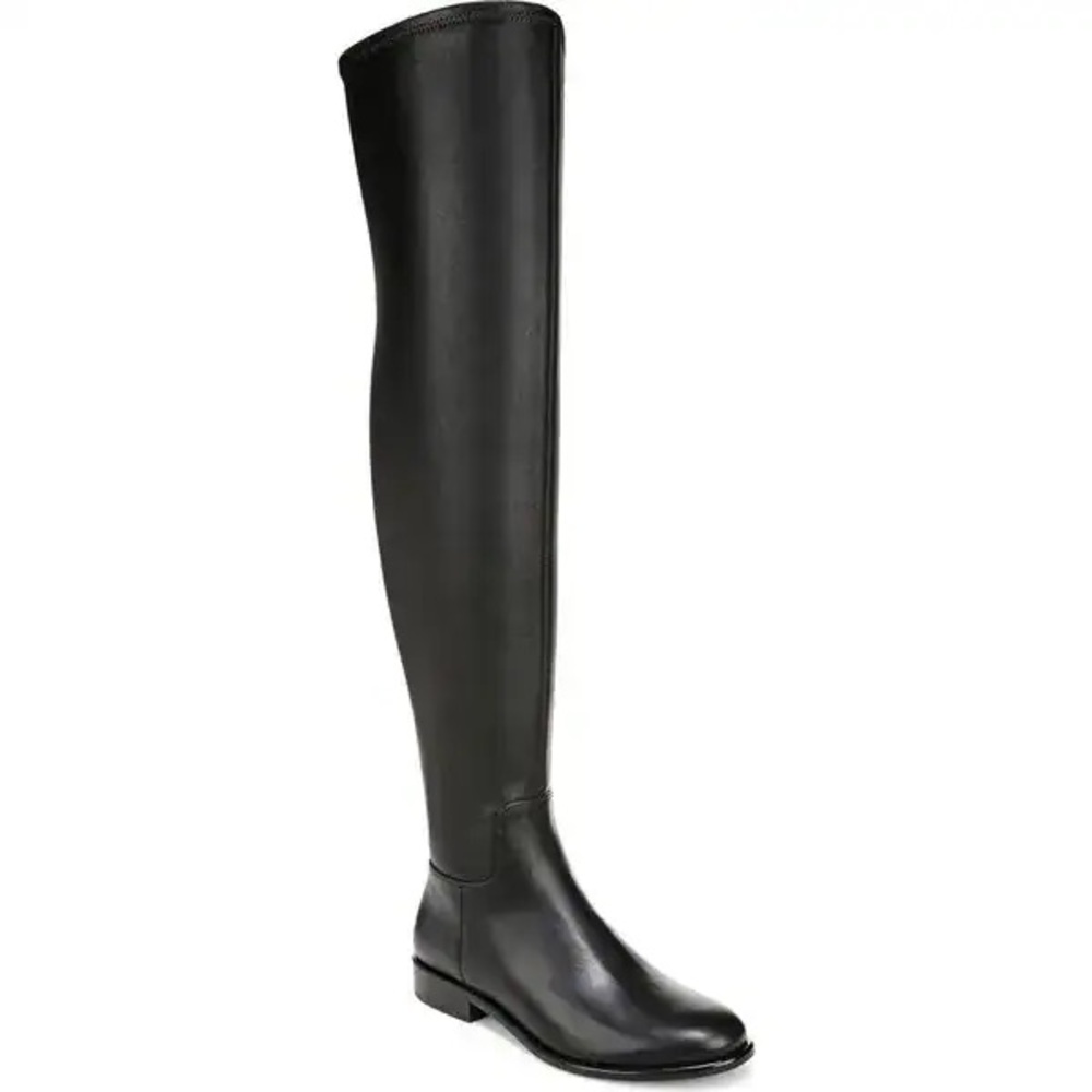 Vince Cody Leather Over-The-Knee Boots Black 6.5 NWT (No Box)